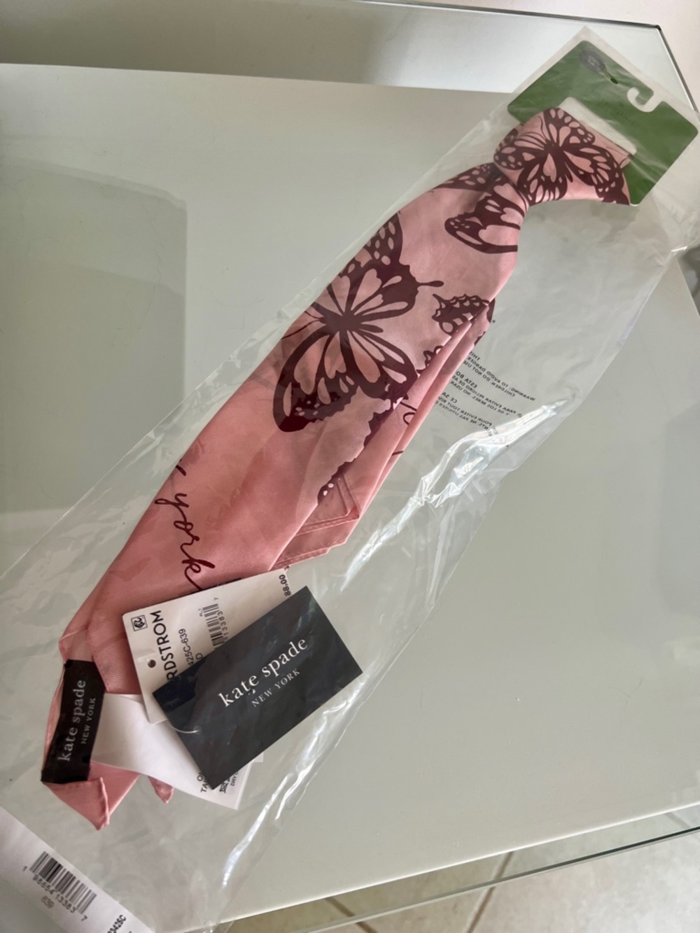 KATE SPADE Spring Flight Silk Square Scarf - Picture 7 of 9